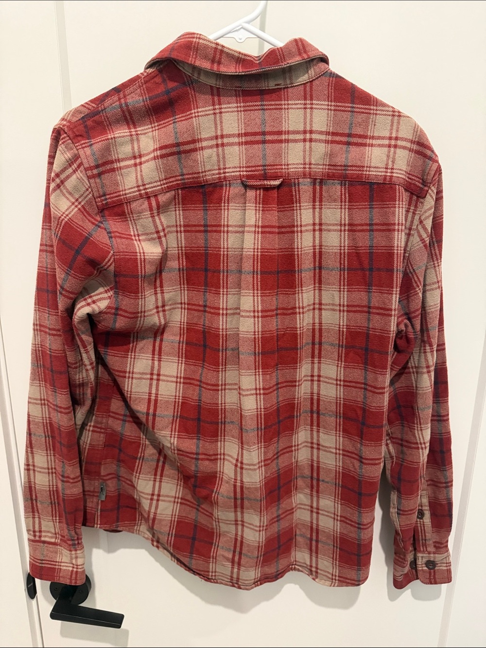 Royal Robbins Red and Cream Plaid Button-Down Shirt - Picture 2 of 2